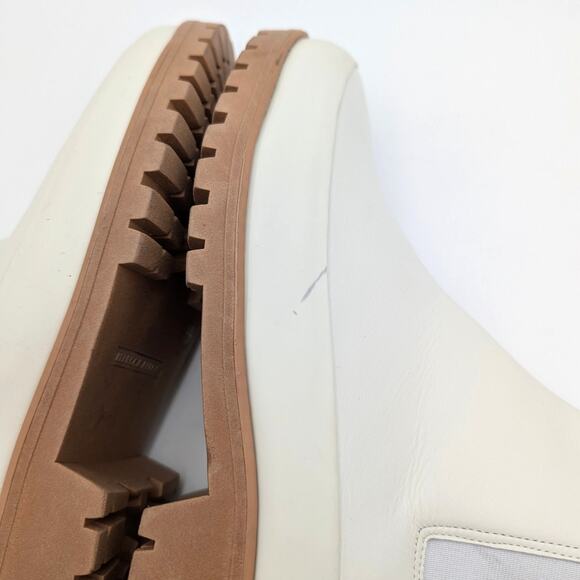 Rebecca Allen The All Weather Chelsea Ankle Boots Women's Cream Size US8M EU38.5 - Picture 9 of 13